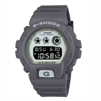 Casio G-Shock Hidden Glow DW-6900HD-8 Digital Grey Resin Band Men Watch 